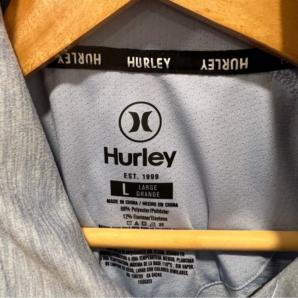 Hurley | Men's Ultra Soft Stretch Moisture Wicking | Polo Shirt | Large - Picture 3 of 8